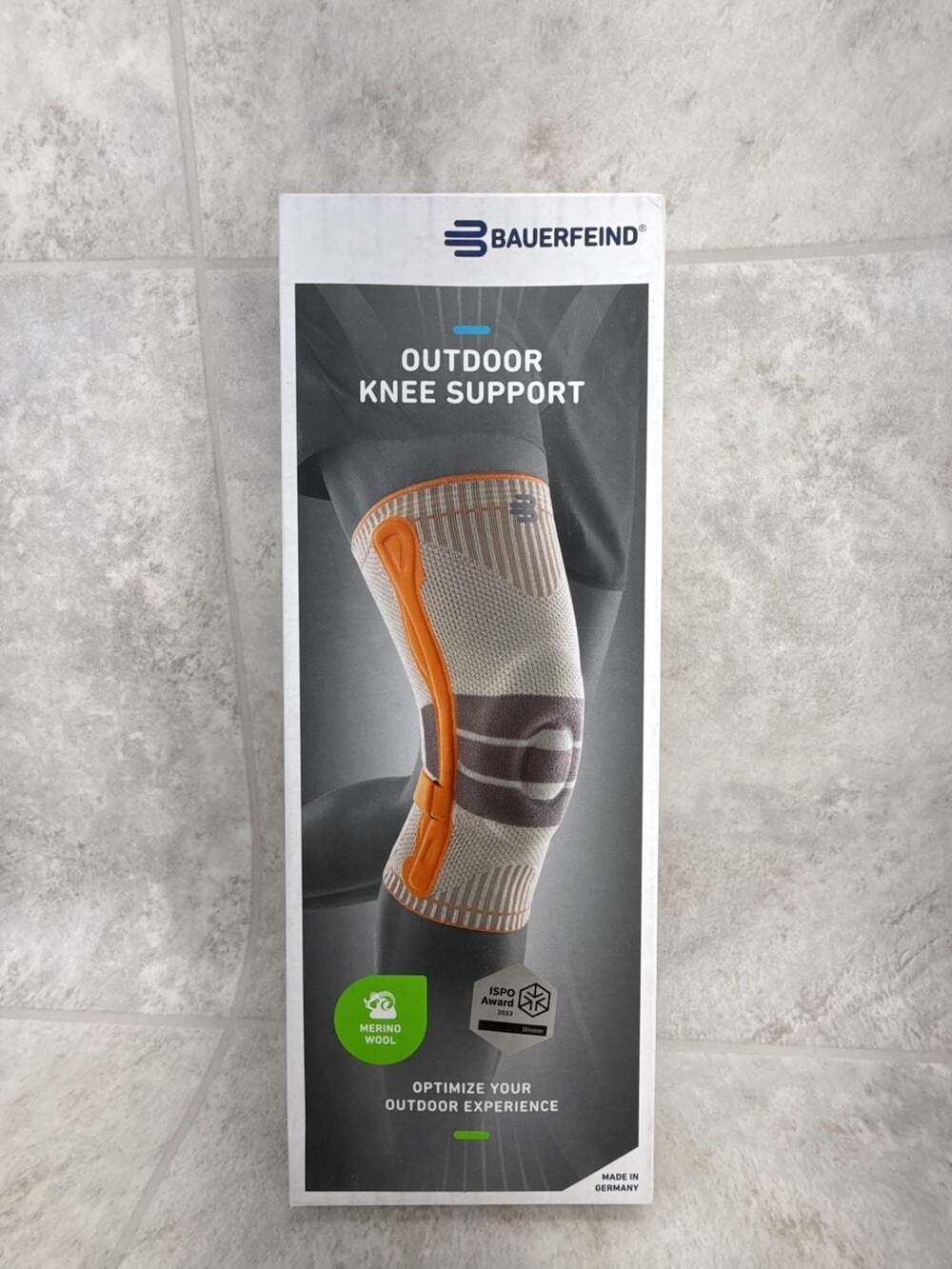 Bauerfeind Outdoor Knee Support - Orange - Size XL